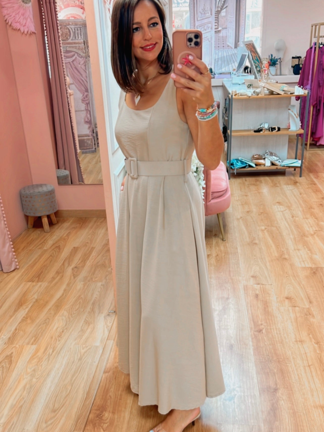 Vestido Lucia Beige