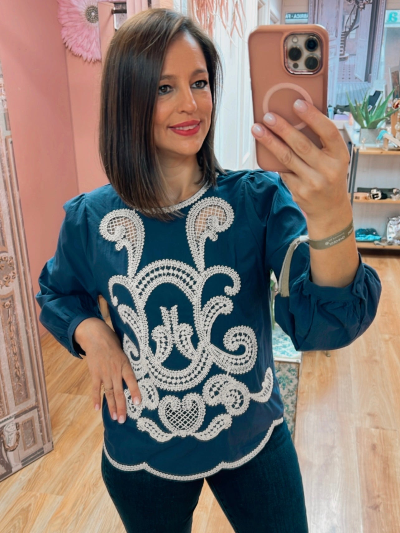 Camisa Blu