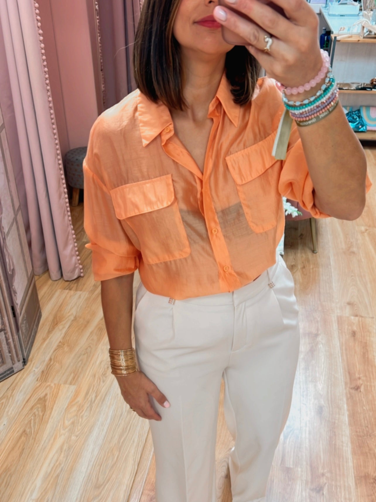 Camisa Coral