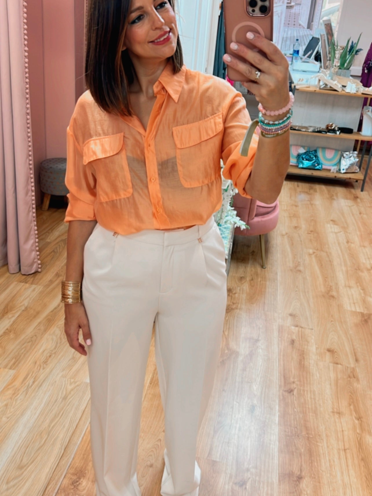 Camisa Coral