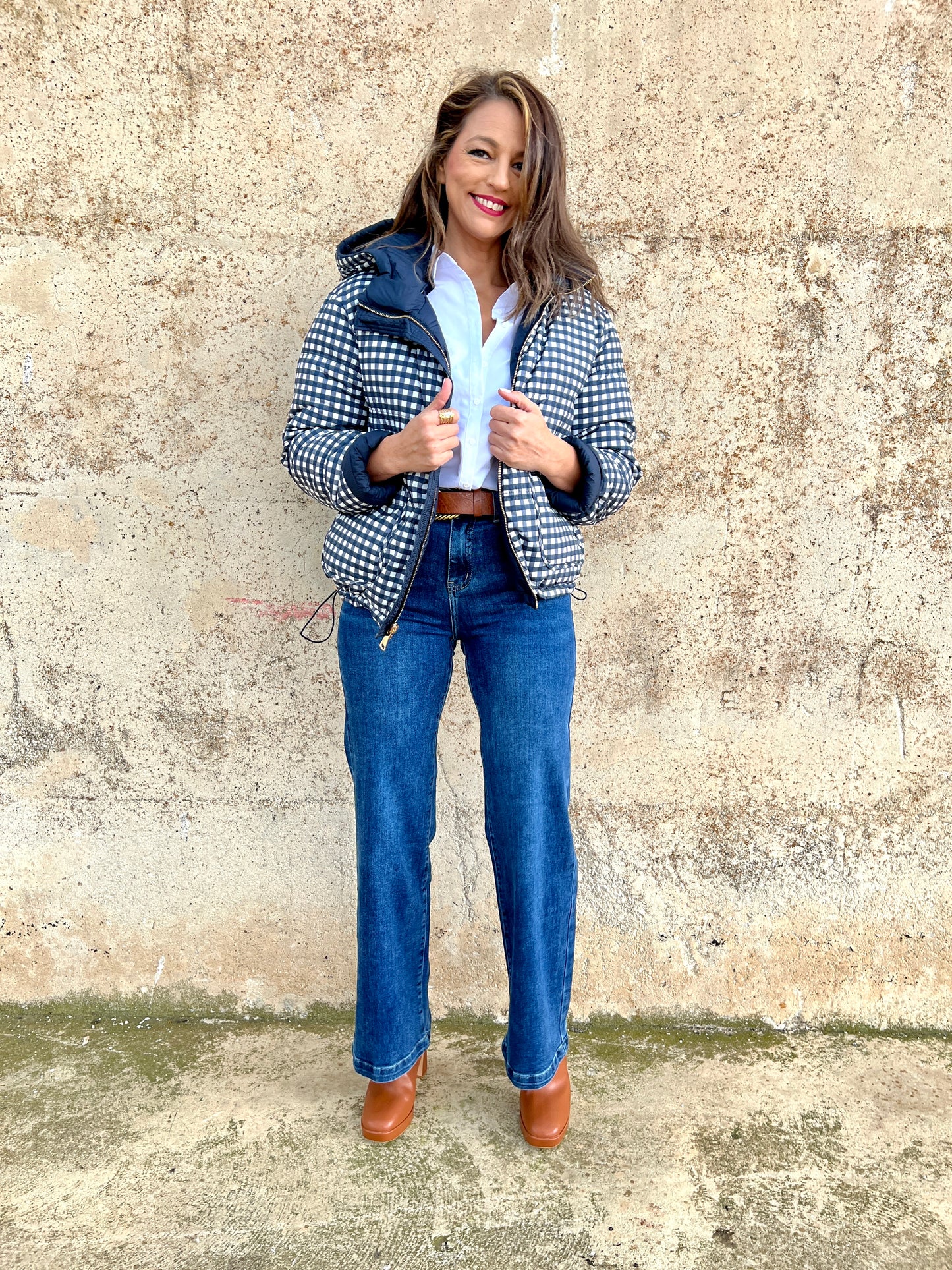 Chaqueta Vichy