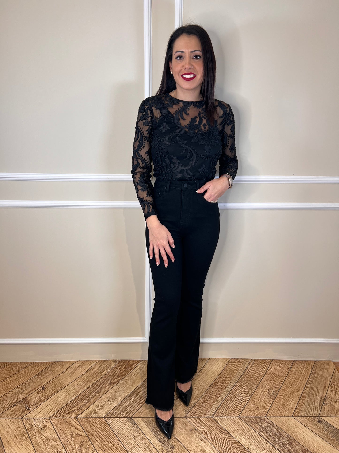 Pantalón Damaris Negro