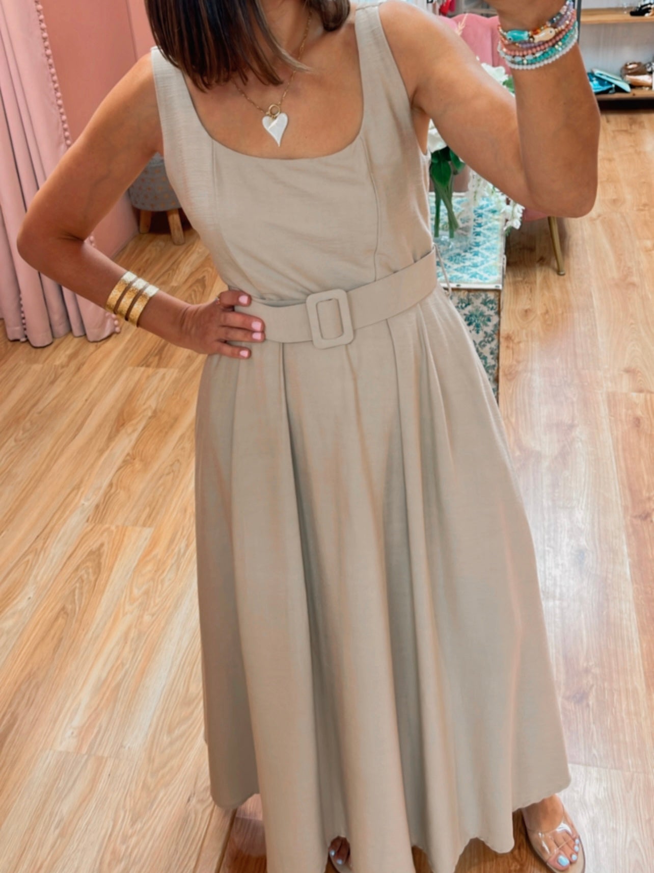 Vestido Lucia Beige