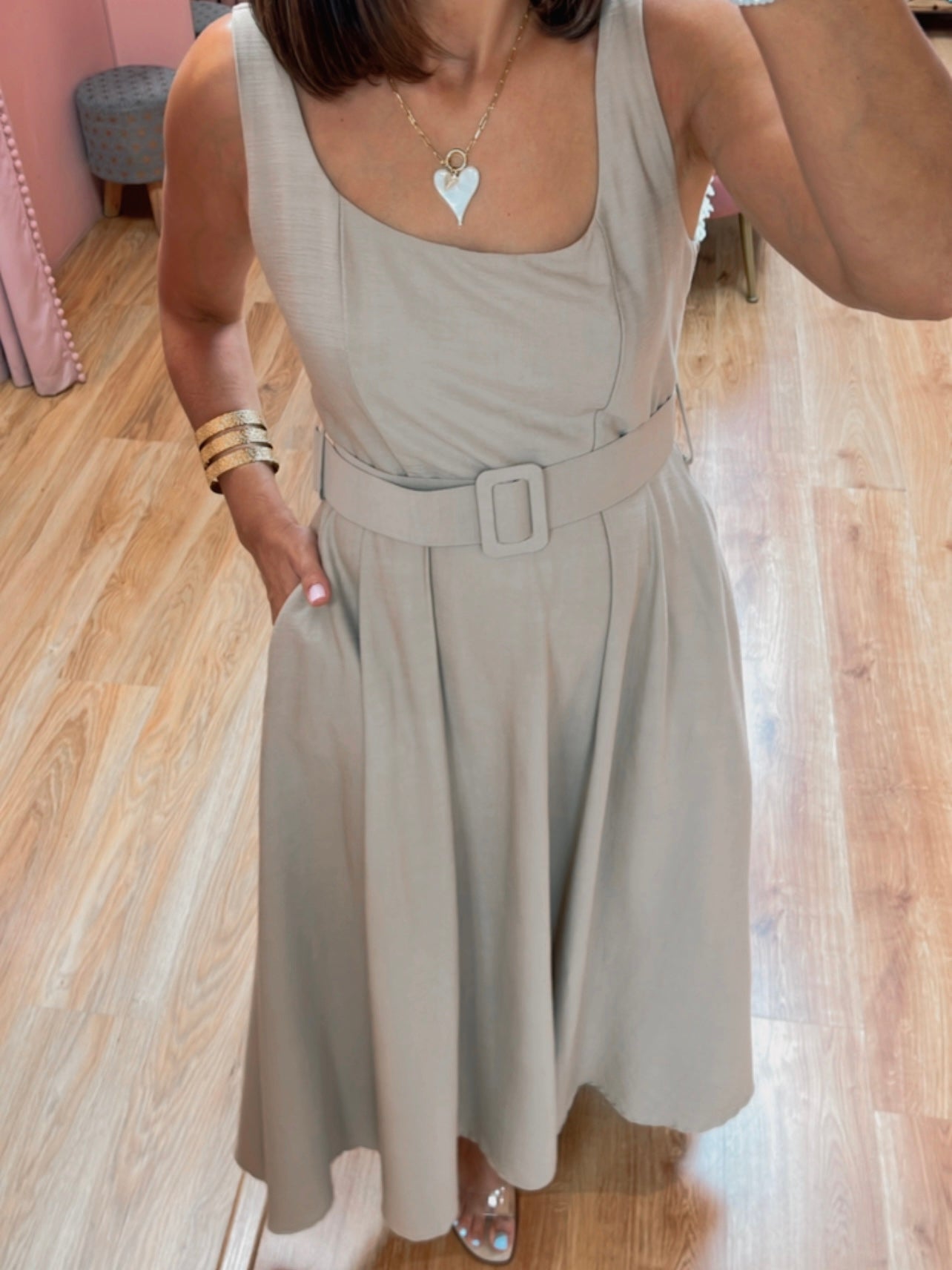 Vestido Lucia Beige