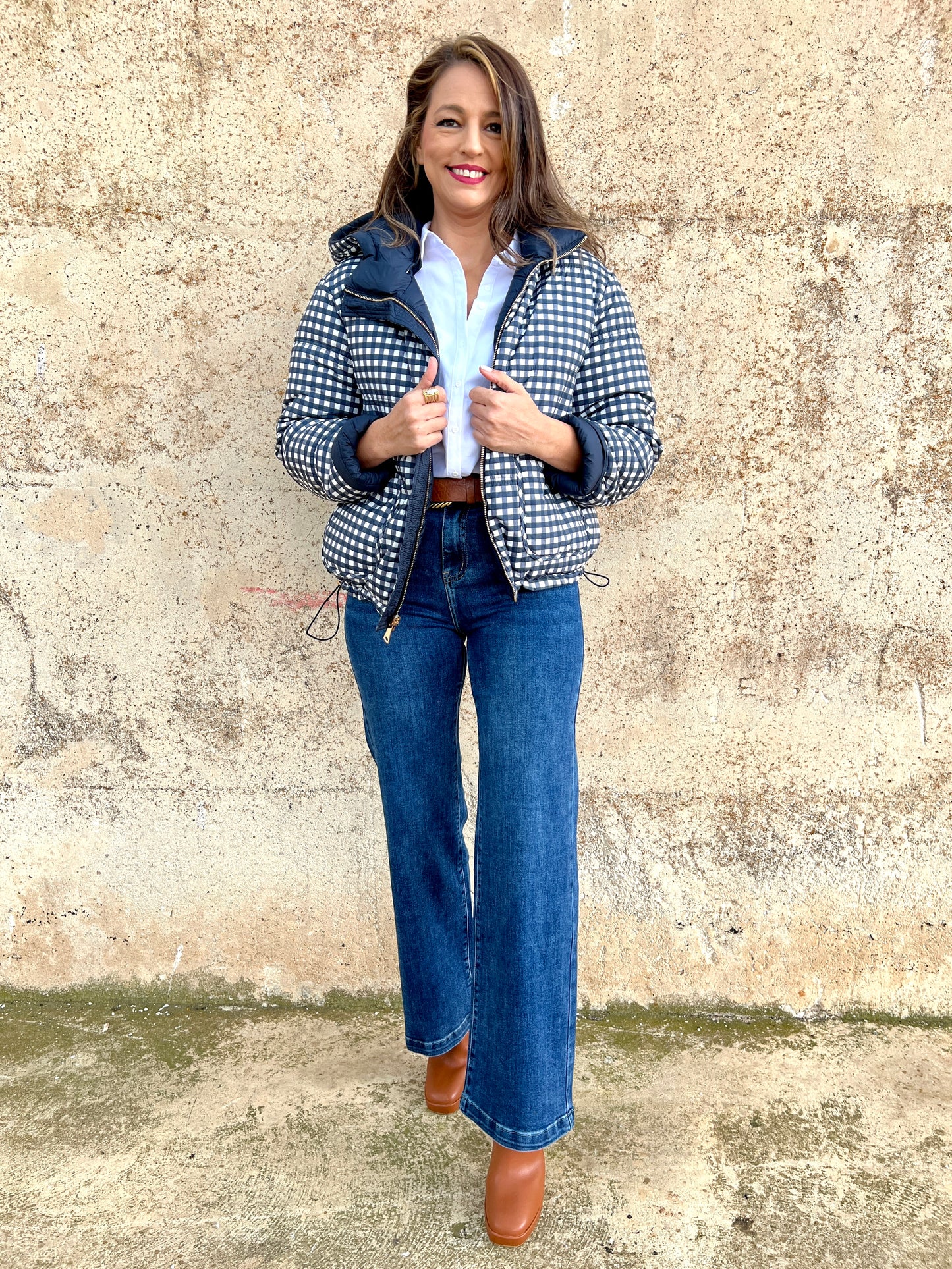 Chaqueta Vichy
