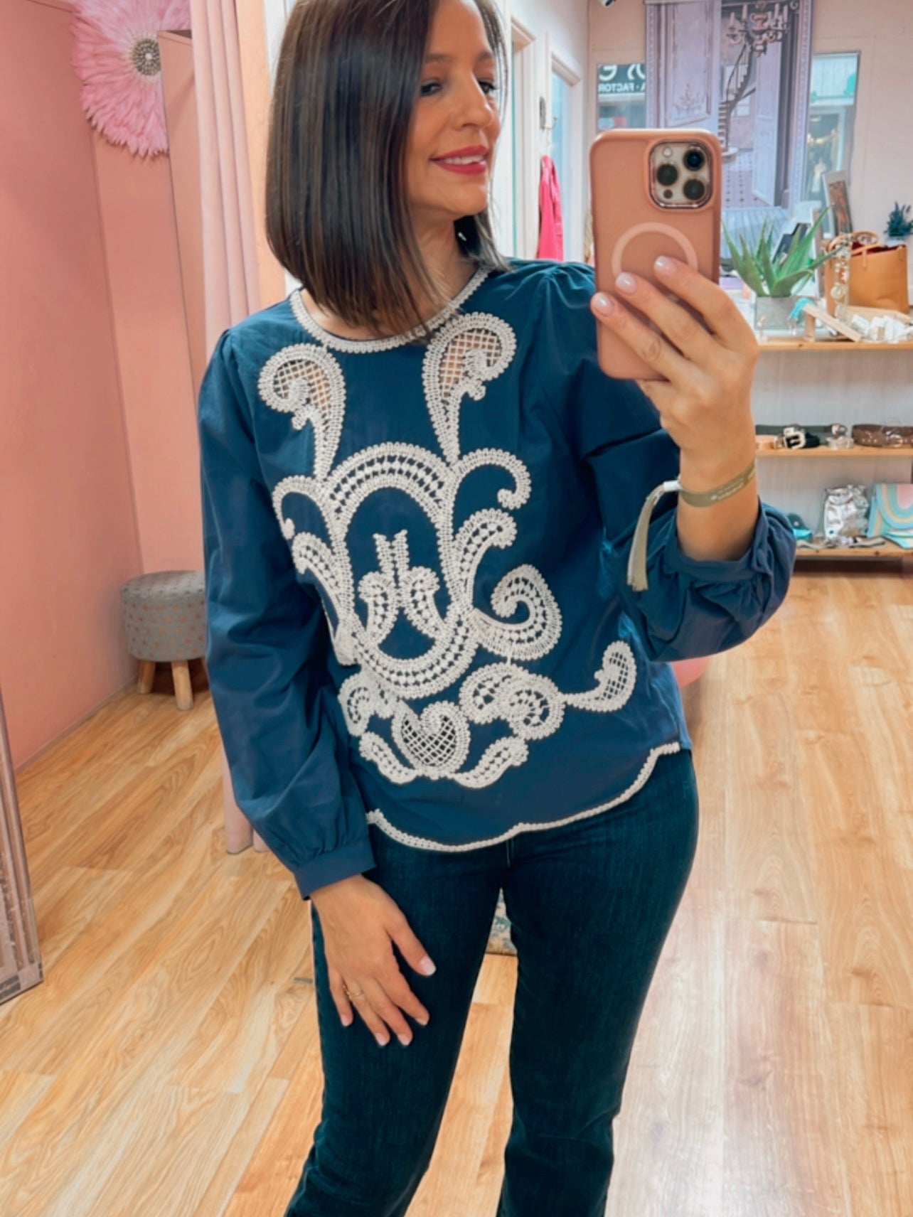 Camisa Blu