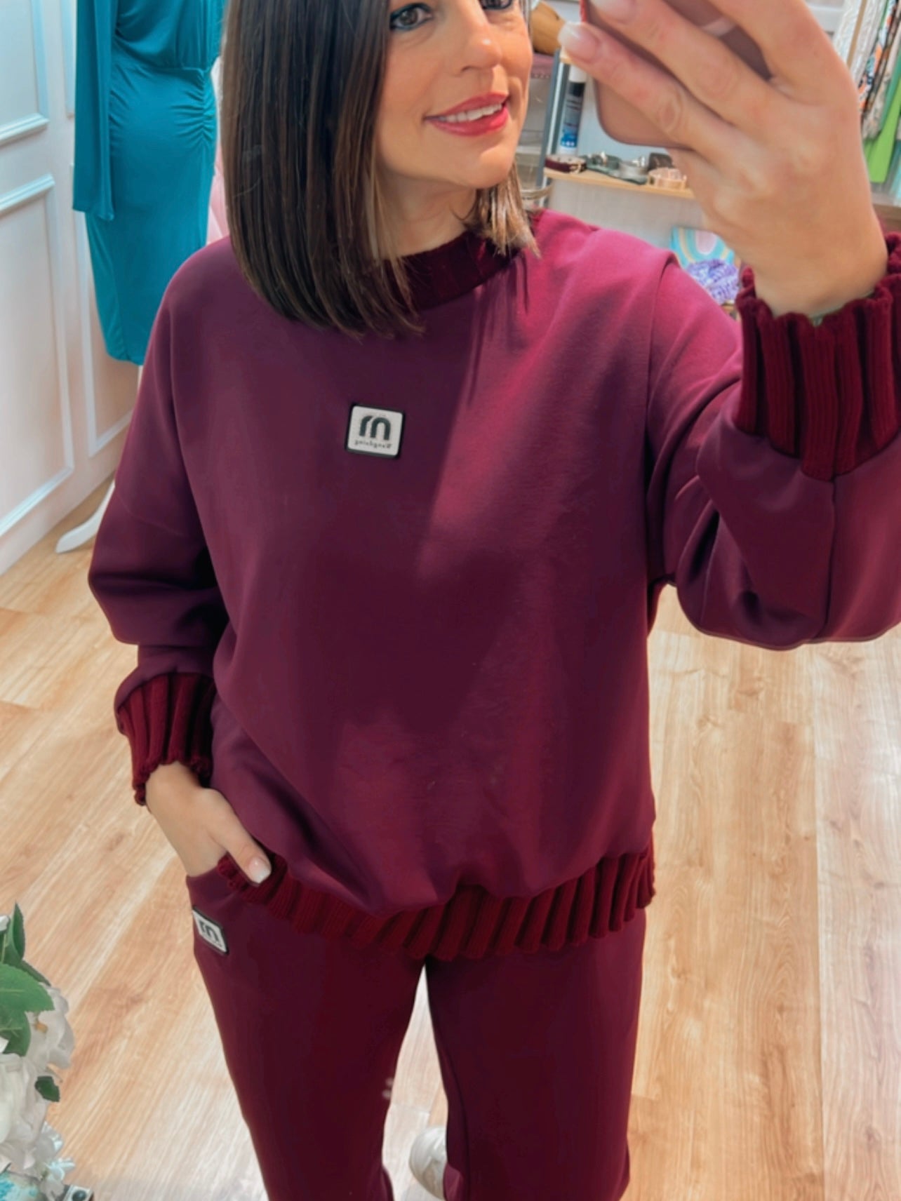 Conjunto Mia Burdeos