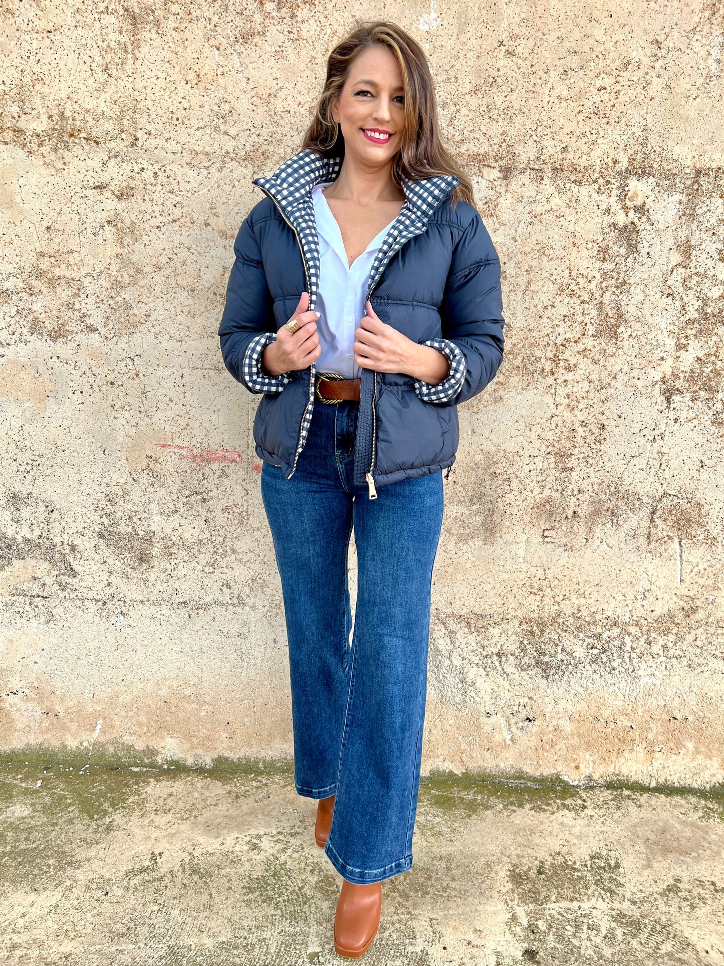 Chaqueta Vichy