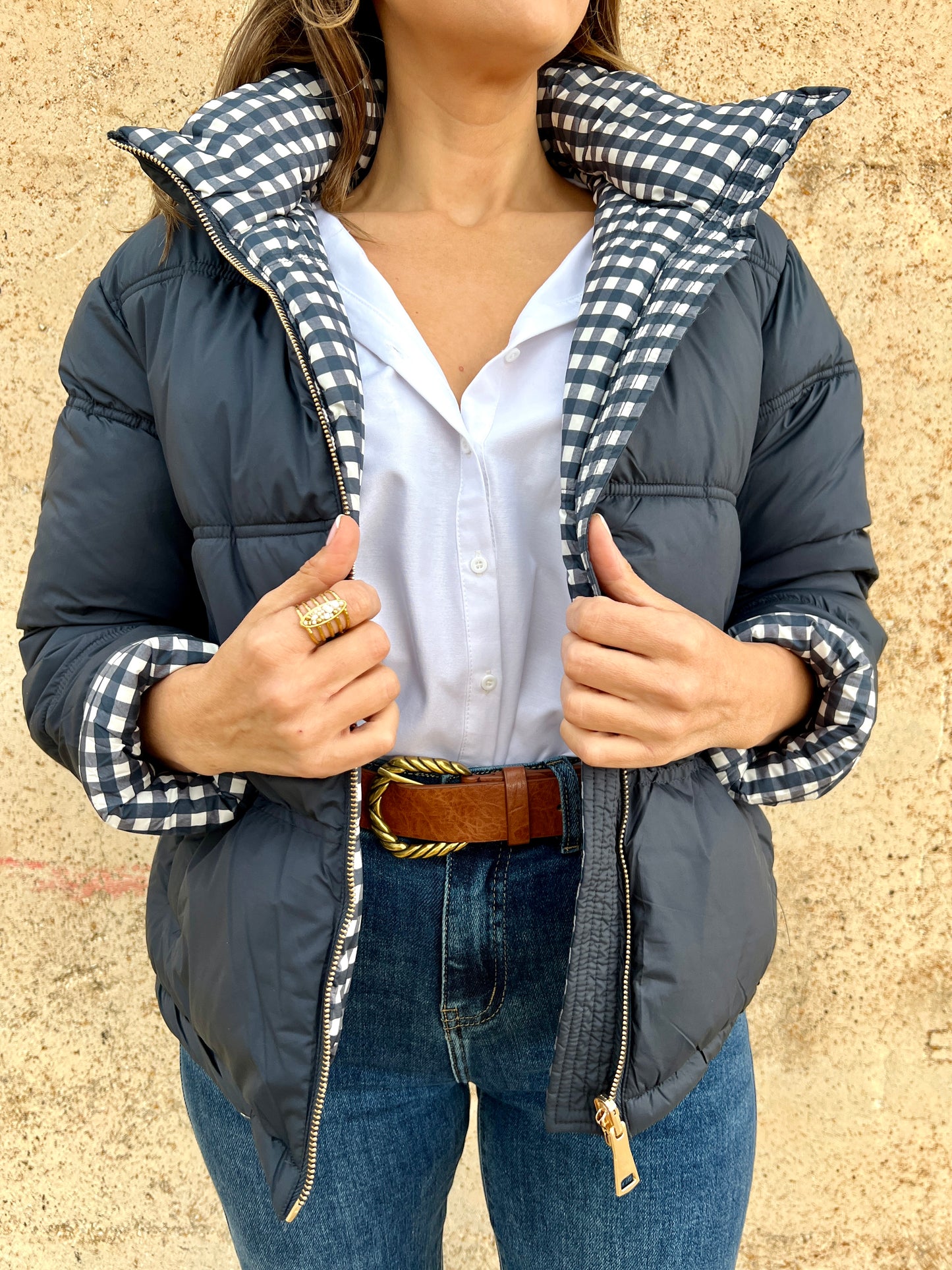 Chaqueta Vichy