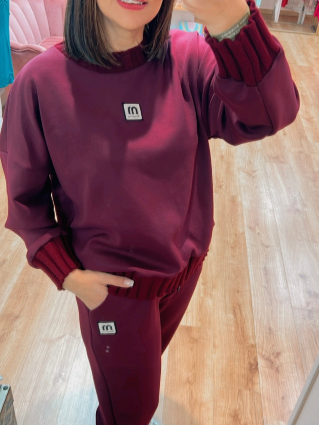 Conjunto Mia Burdeos