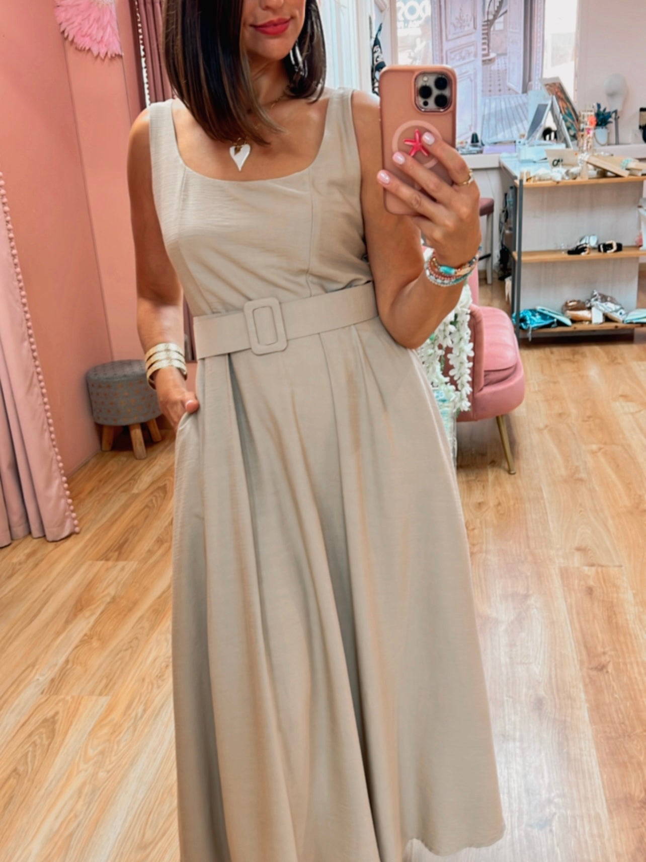 Vestido Lucia Beige