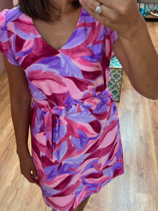 Vestido Fermi Fucsia